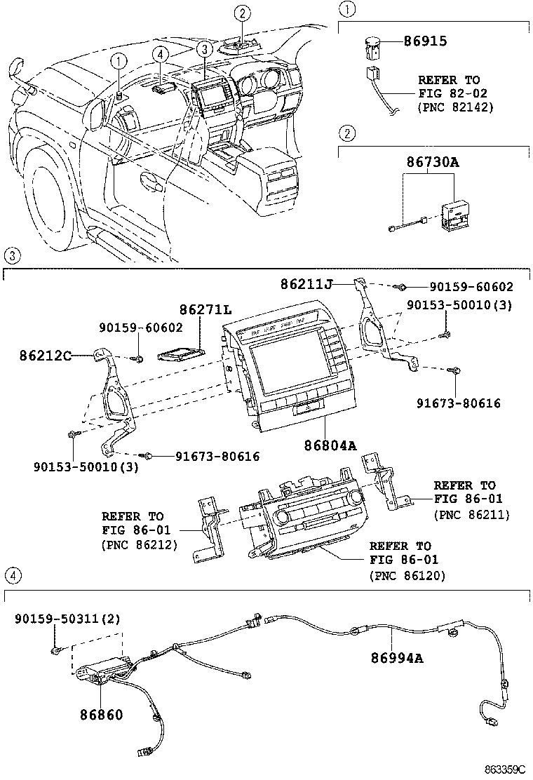 86110-60460 MULTI-DISPLAY ASSY product image