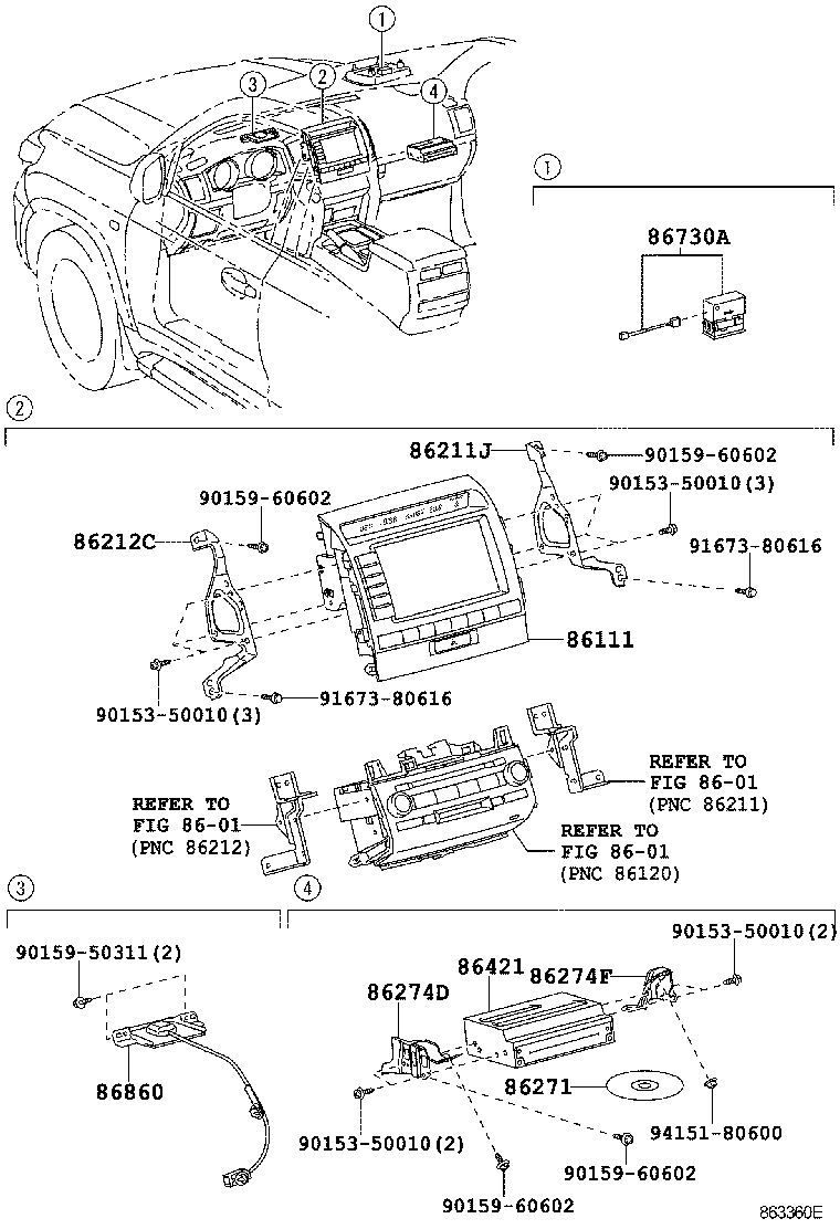 86110-60180 MULTI-DISPLAY ASSY product image