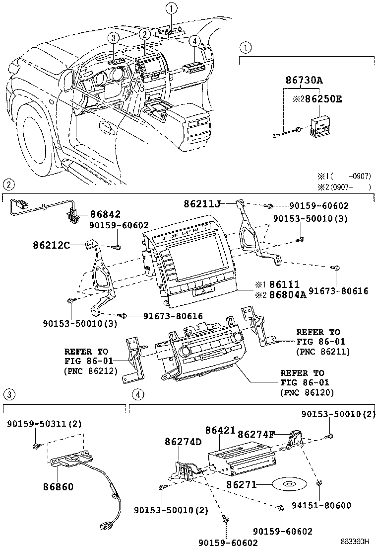 Toyota 86271-60420 DISC, DISC PLAYER