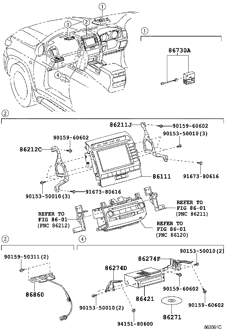 86110-60180 MULTI-DISPLAY ASSY product image