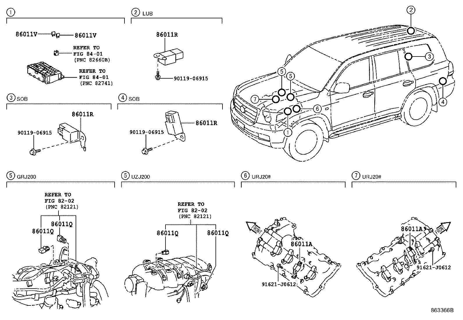 86212-60450 BRACKET, RADIO, NO.2 product image