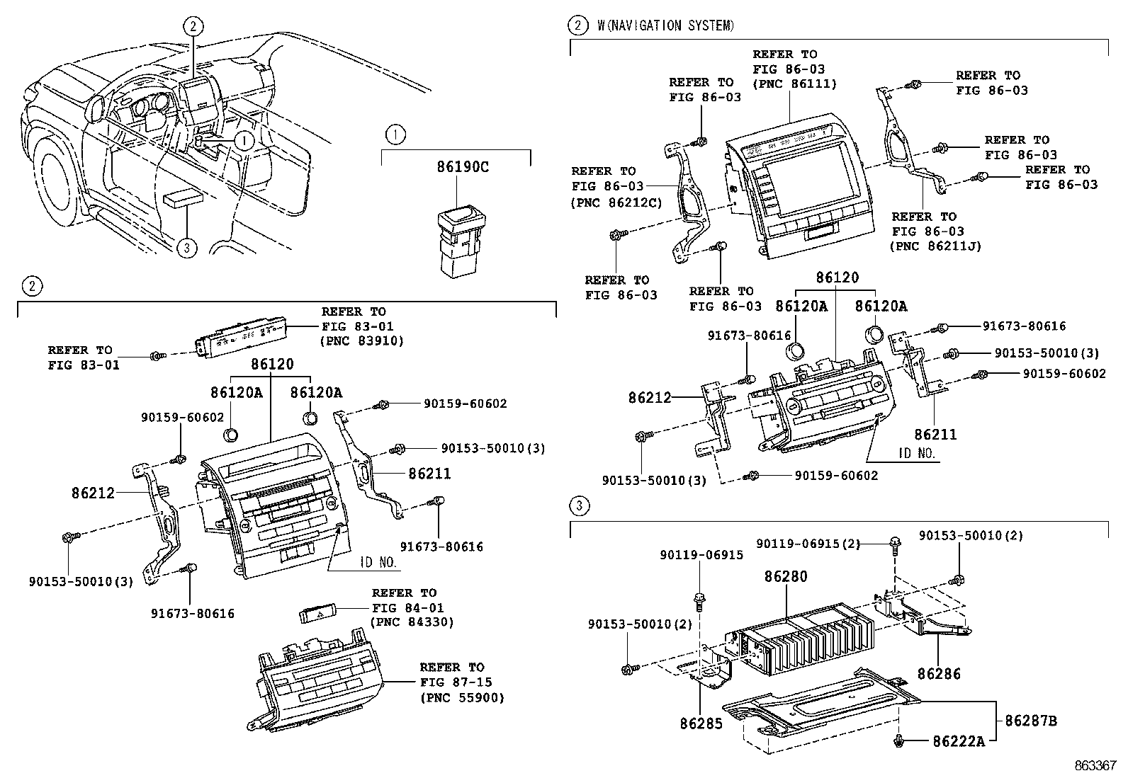 86280-0W520 AMPLIFIER ASSY, STEREO COMPONENT product image