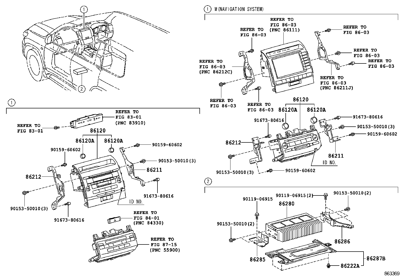 86212-60230 BRACKET, RADIO, NO.2 product image