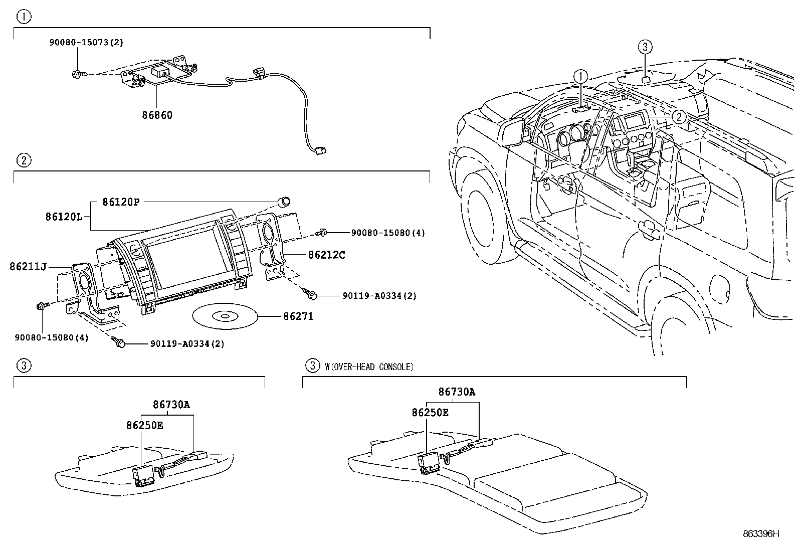 Toyota 86140-0C080 RECEIVER ASSY, RADIO & DISPLAY