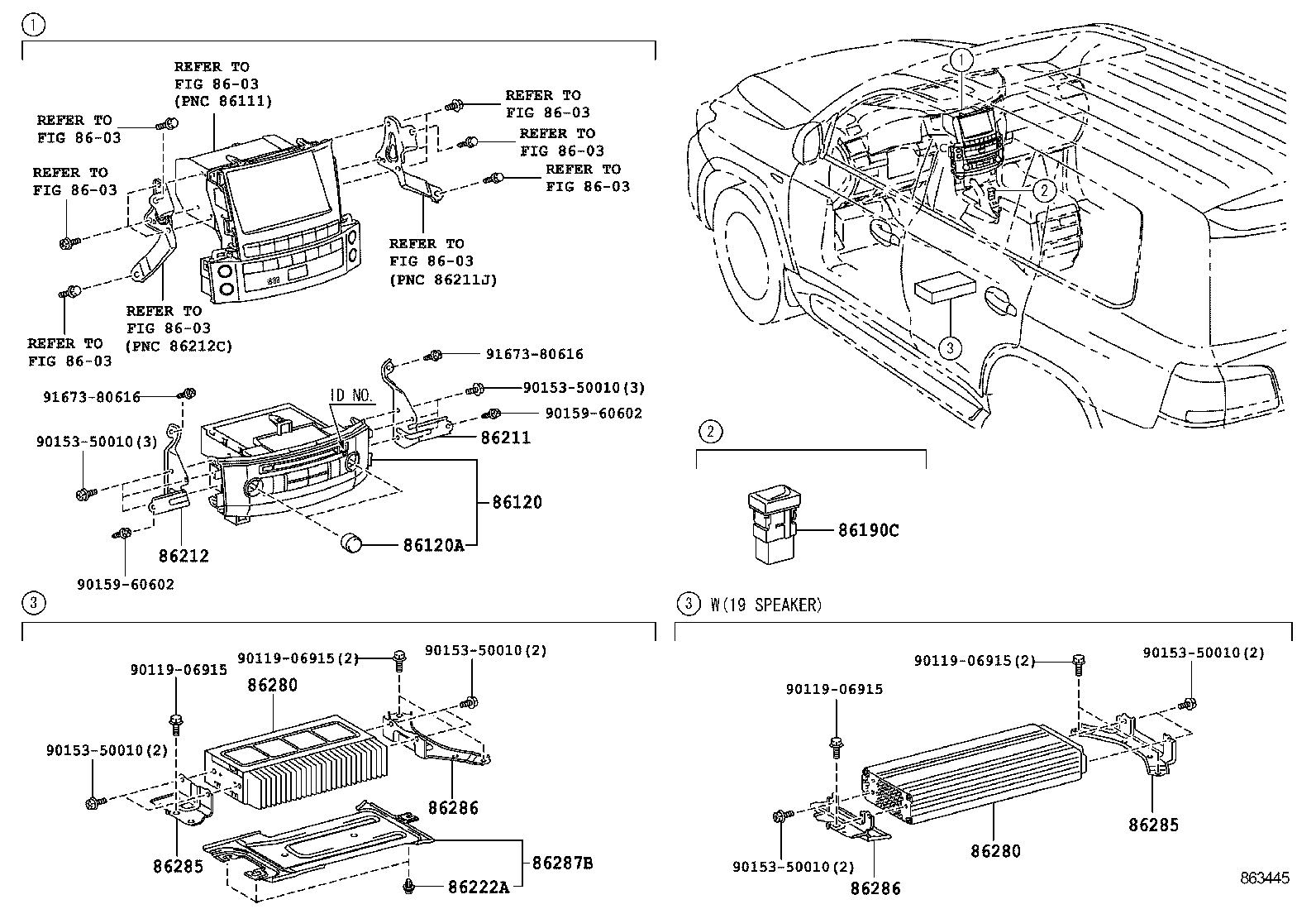 86804-60580 RECEIVER ASSY, MULTI-MEDIA MODULE product image