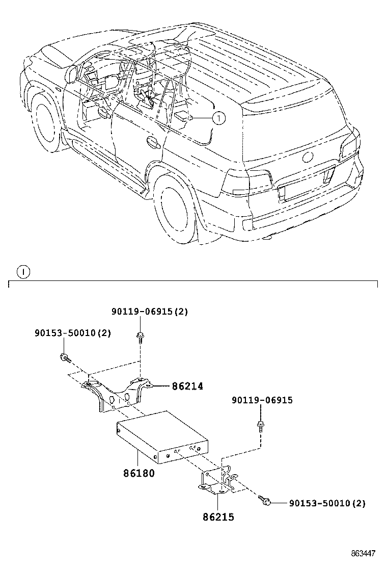 86804-60M80 RECEIVER ASSY, MULTI-MEDIA MODULE product image
