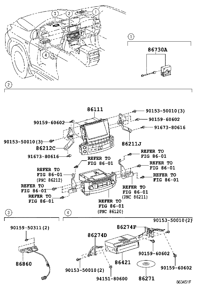 86110-60281 MULTI-DISPLAY ASSY product image