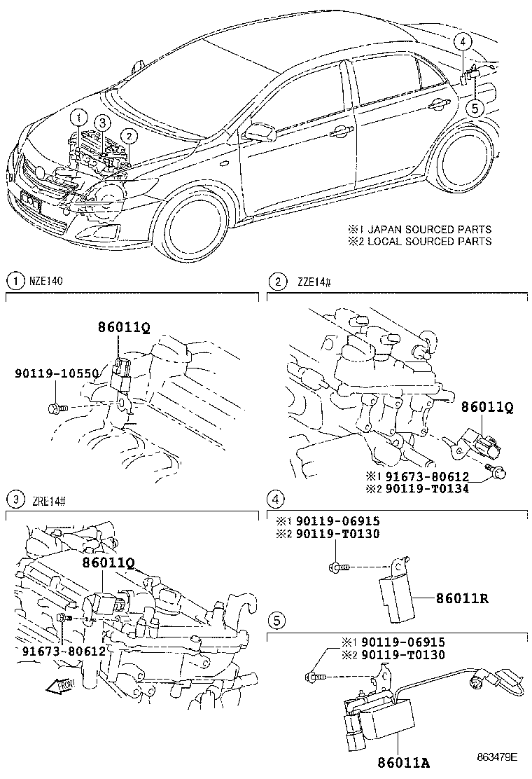86212-02210 BRACKET, RADIO, NO.2 product image