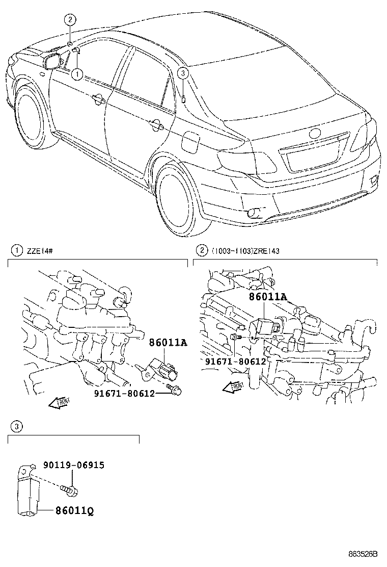 Toyota 90011-25152 KNOB, RADIO RECEIVER SWITCH