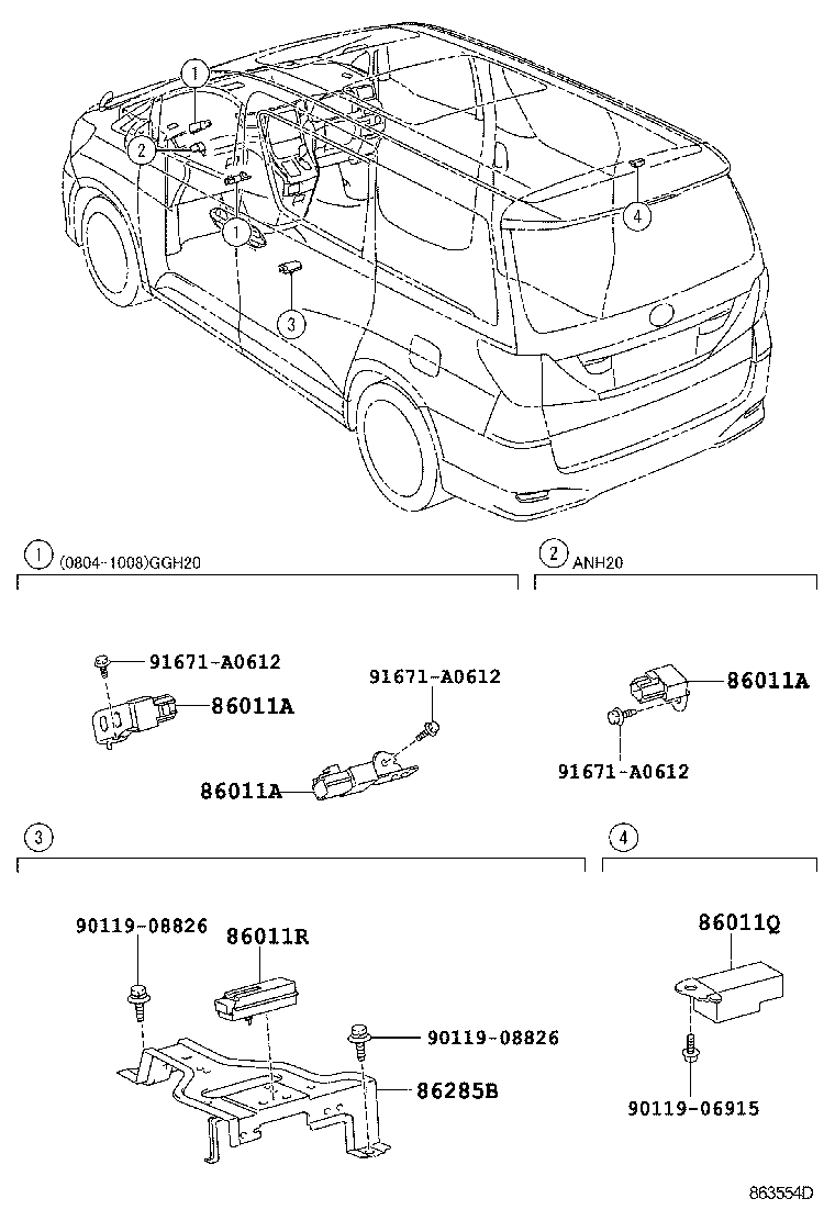 86212-58070 BRACKET, RADIO, NO.2 product image