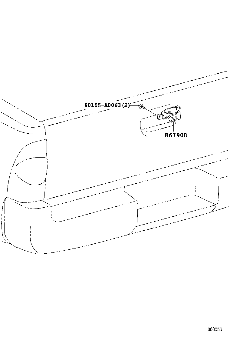 867B0-04060 CAMERA ASSY, TELEVISION, SIDE RH product image