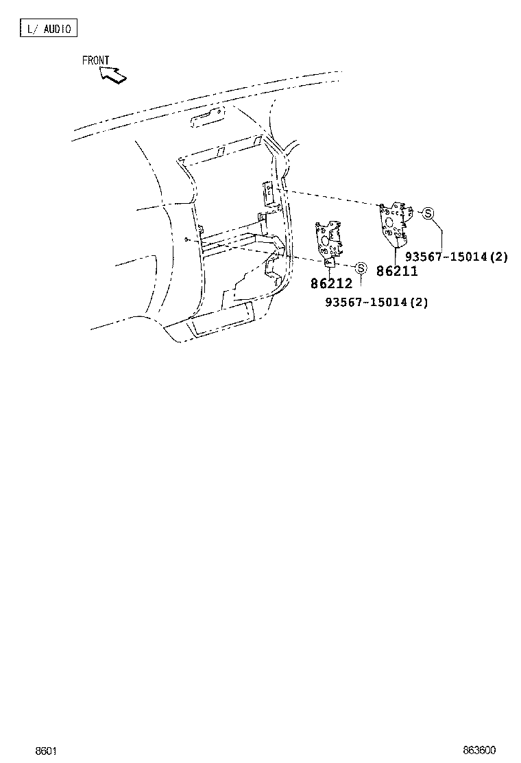86180-BZ080 TUNER ASSY, STEREO COMPONENT product image