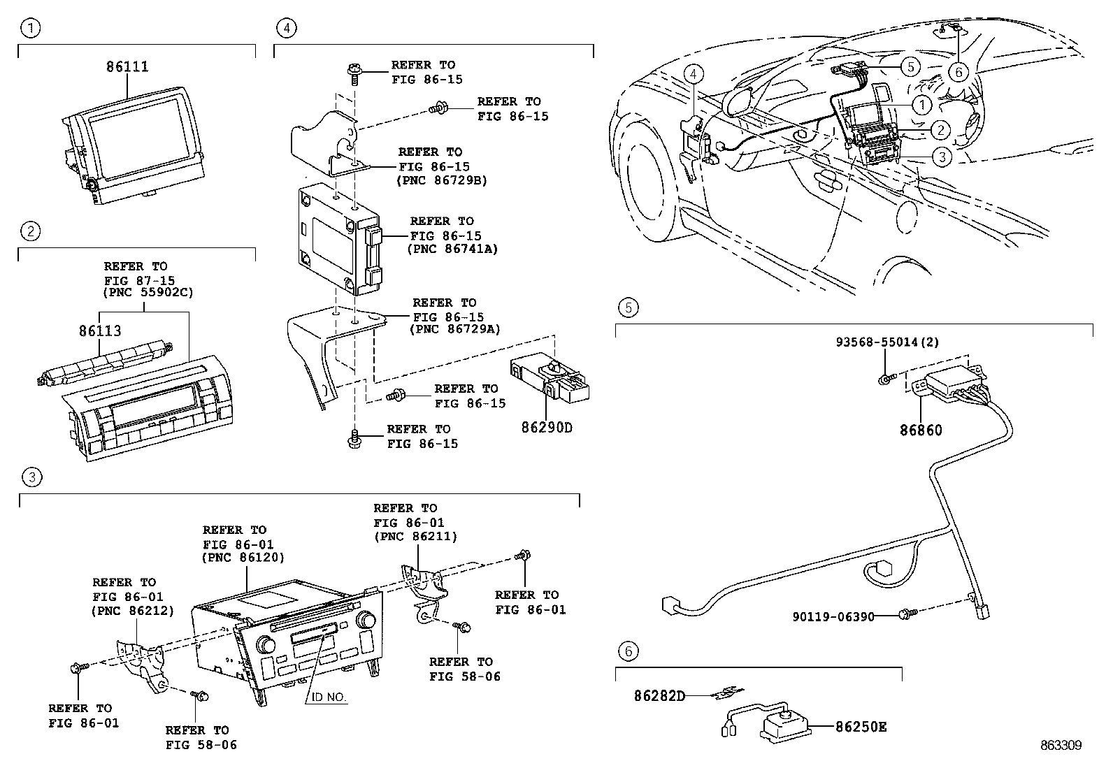 86111-24120 MULTI-DISPLAY product image