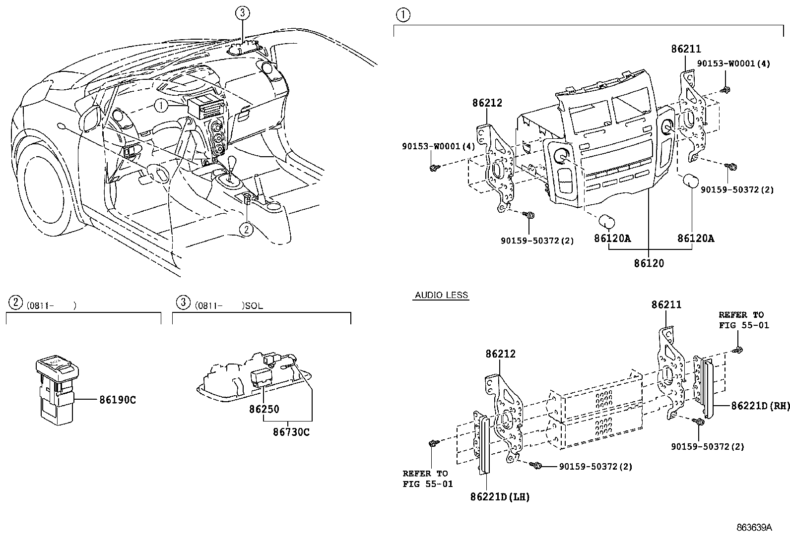 Toyota 90011-25140 KNOB, RADIO RECEIVER SWITCH