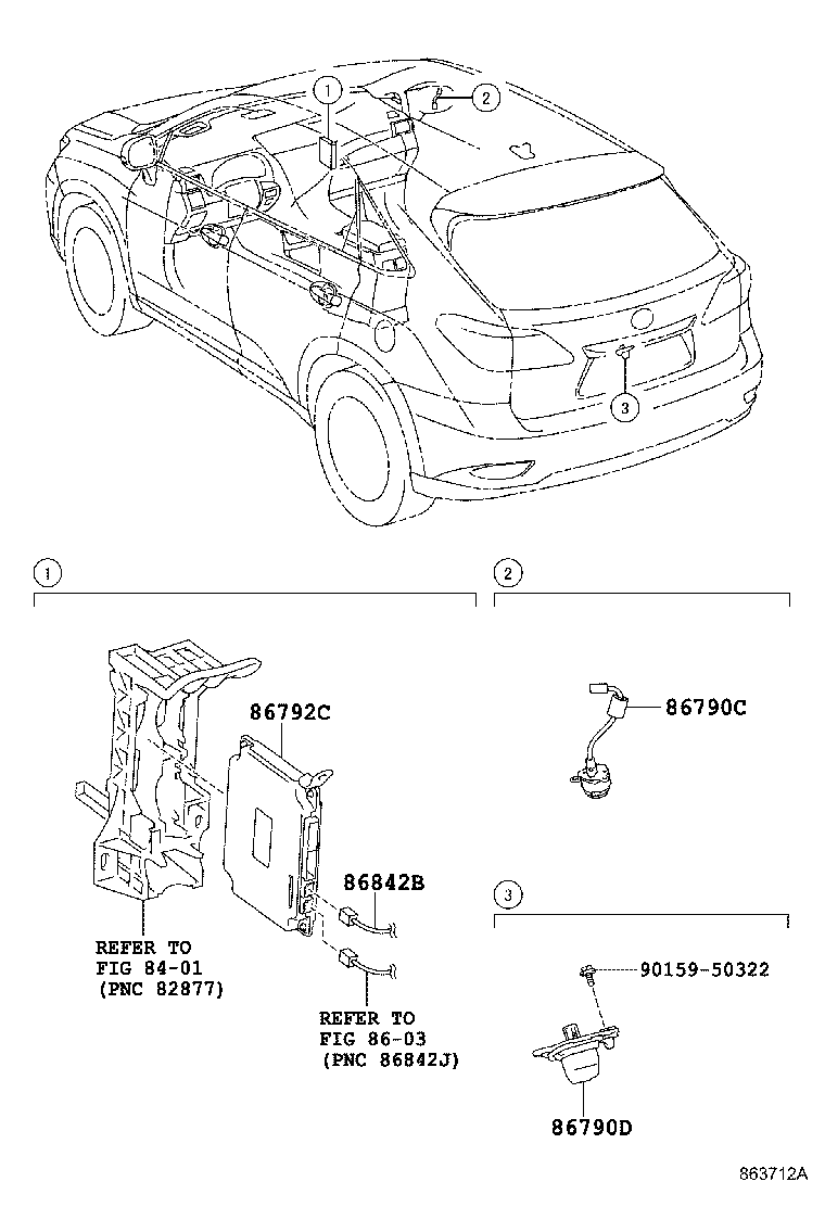 Toyota 86170-48020 SWITCH & VOLUME ASSY, TELEVISION