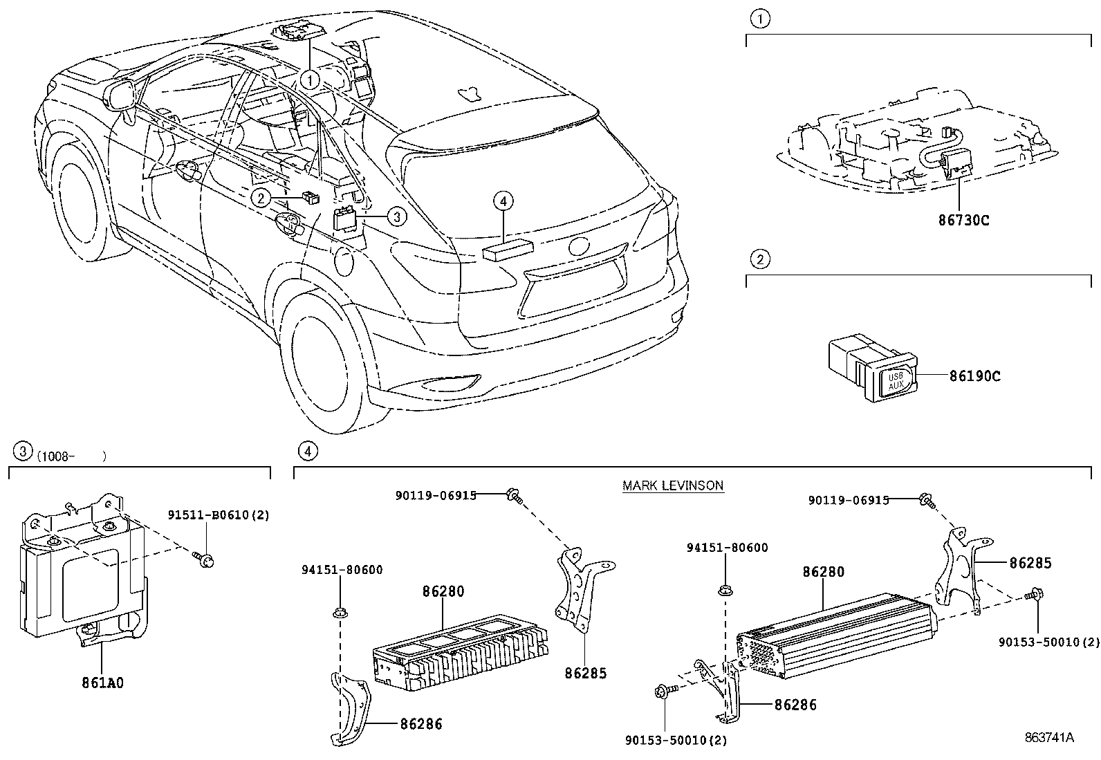 86804-48100 RECEIVER ASSY, MULTI-MEDIA MODULE product image