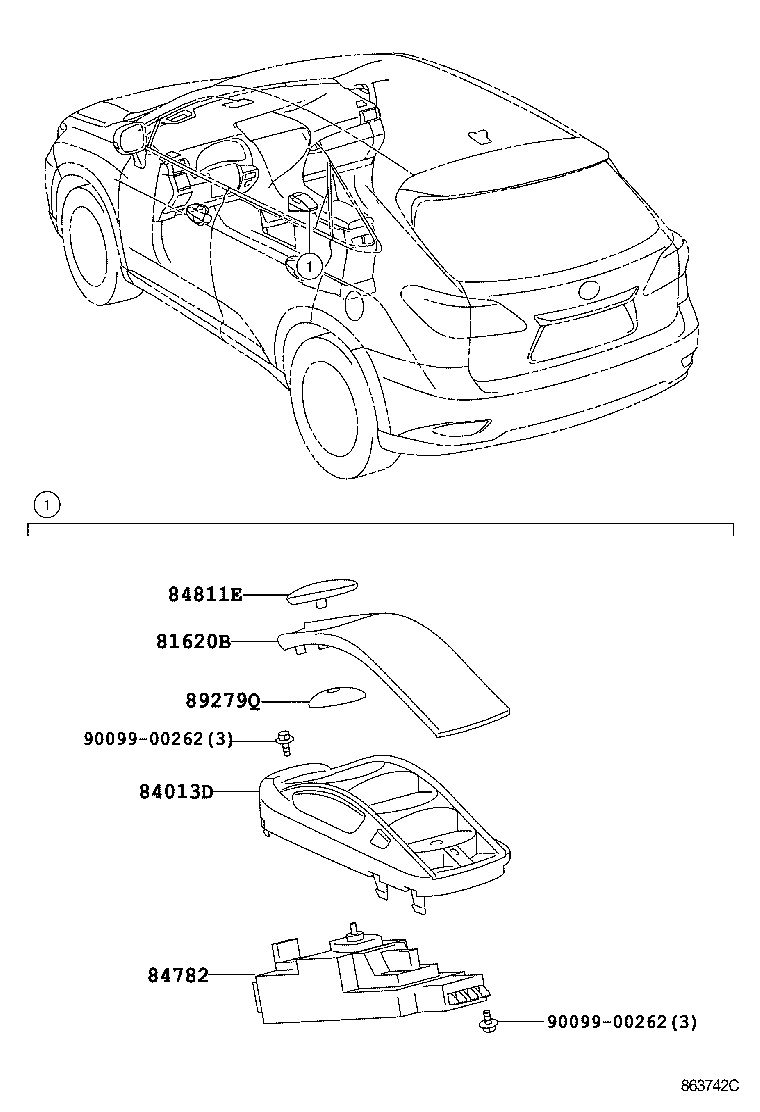 Thumbnail 2 for 86271-0E040