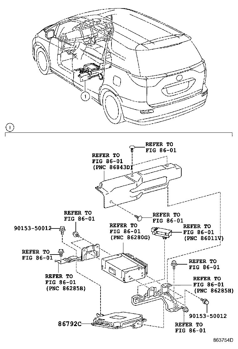 86170-28110 SWITCH & VOLUME ASSY, TELEVISION product image