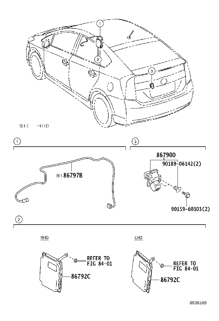 86792-47110 COMPUTER, PARKING ASSIST product image