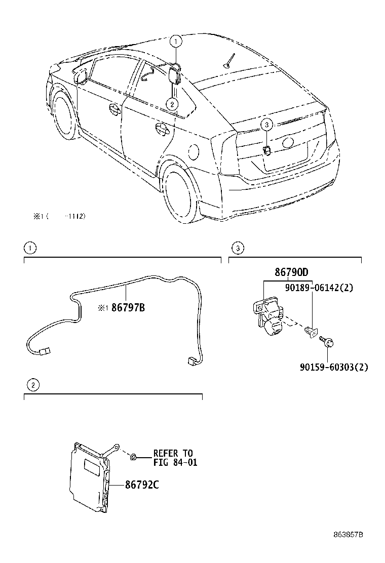 86792-47090 COMPUTER, PARKING ASSIST product image