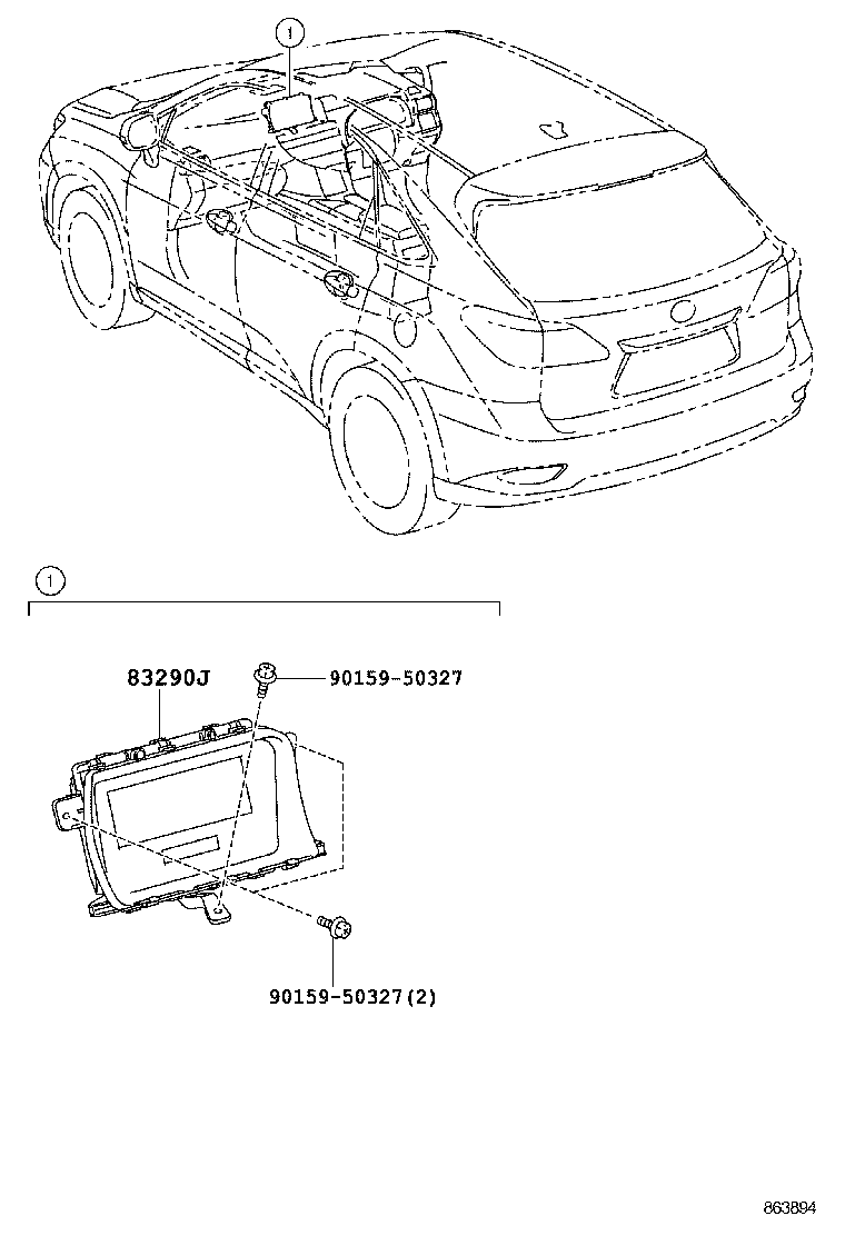 86110-48580 MULTI-DISPLAY ASSY product image