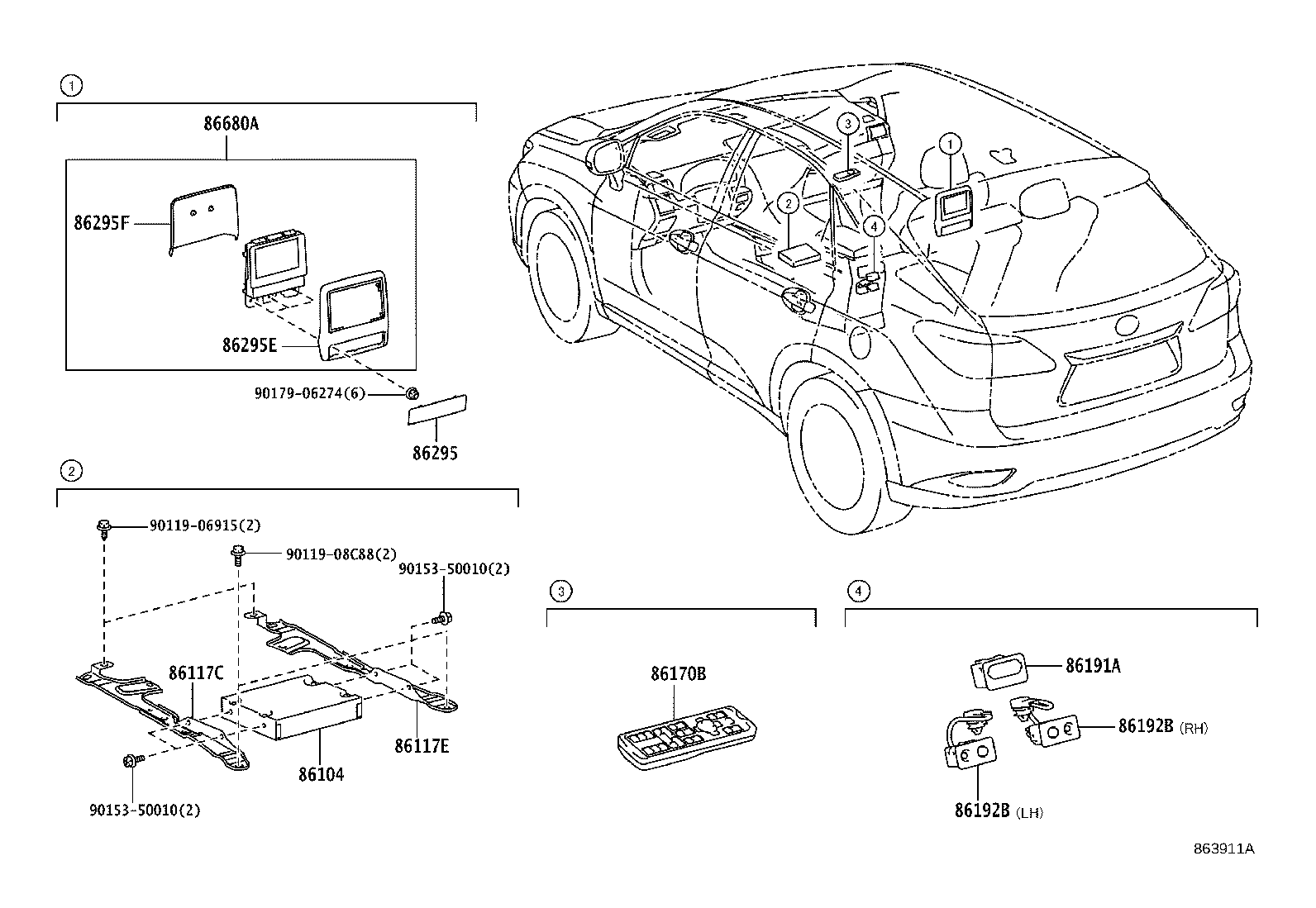 86170-60160 SWITCH & VOLUME ASSY, TELEVISION product image