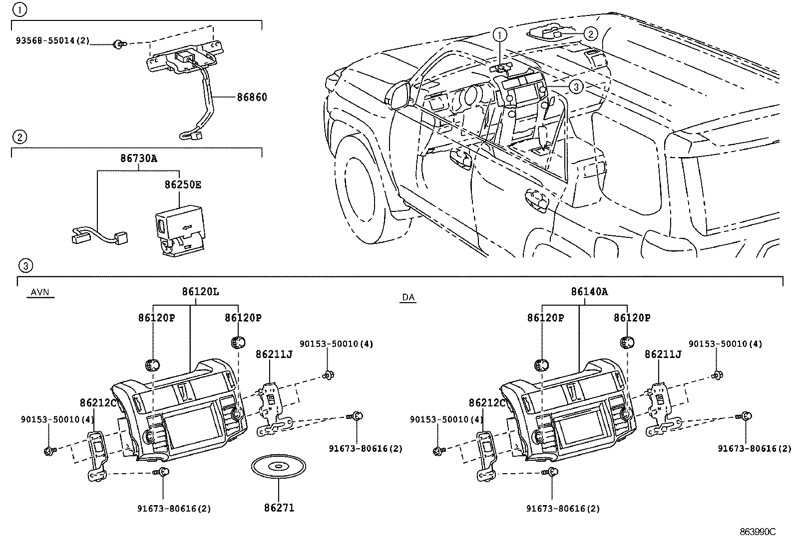 Toyota 86140-35271 RECEIVER ASSY, RADIO & DISPLAY