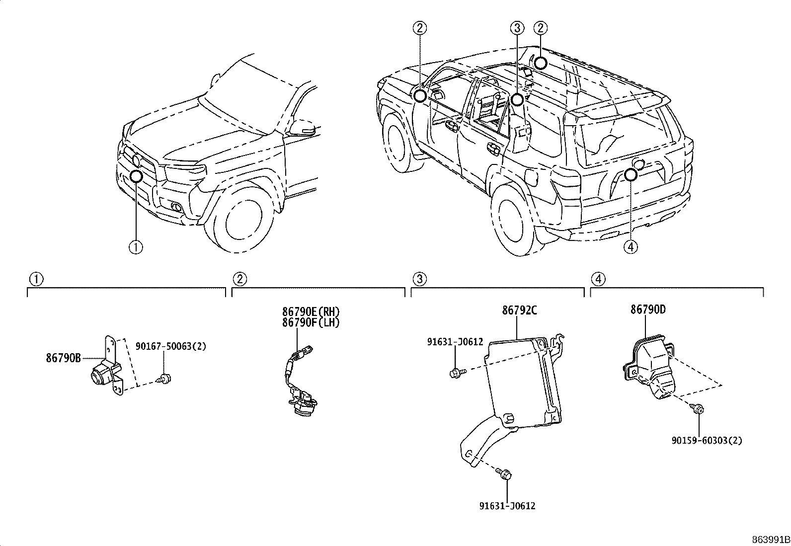 86792-35080 COMPUTER, PARKING ASSIST product image