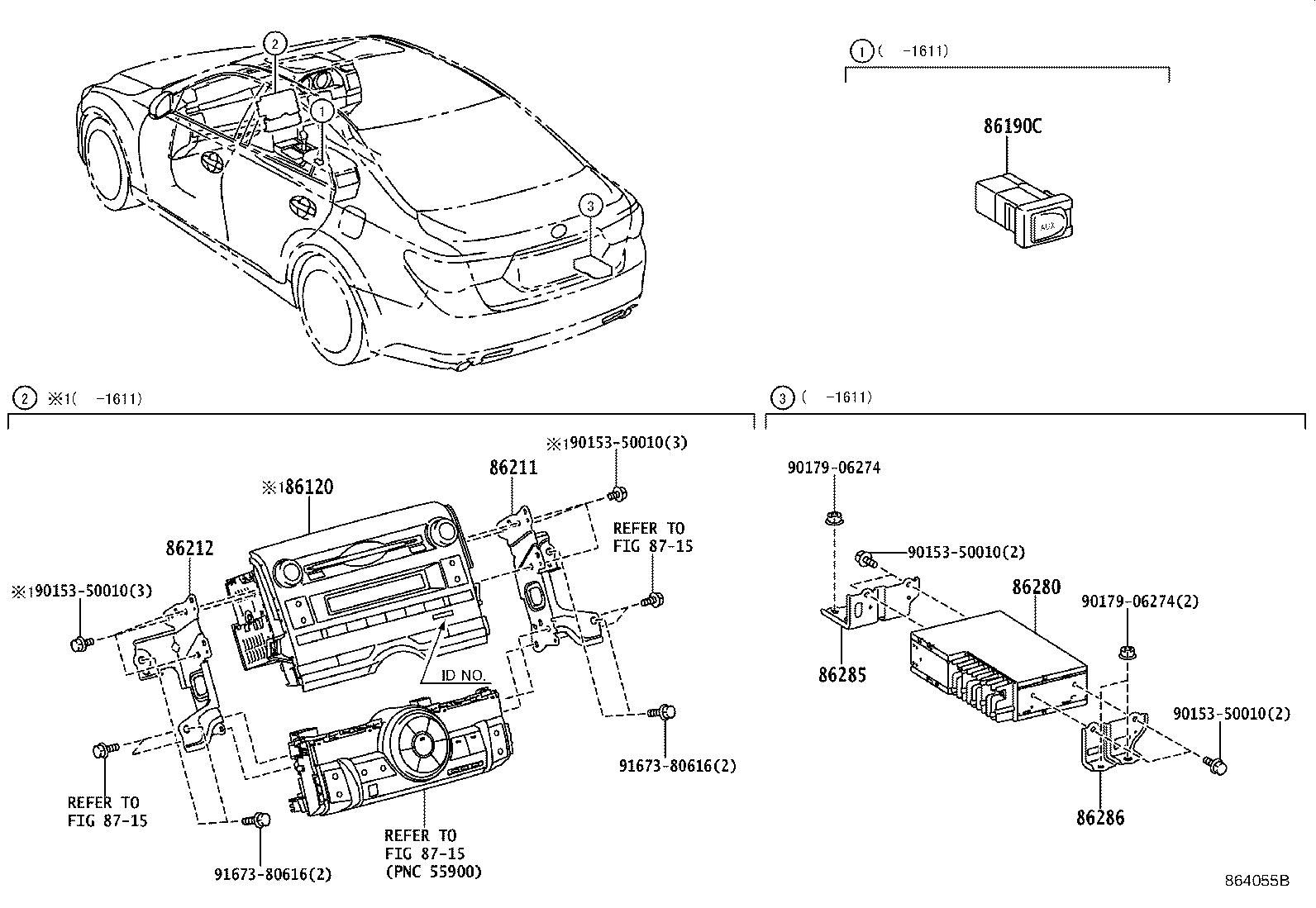 86280-22220 AMPLIFIER ASSY, STEREO COMPONENT product image