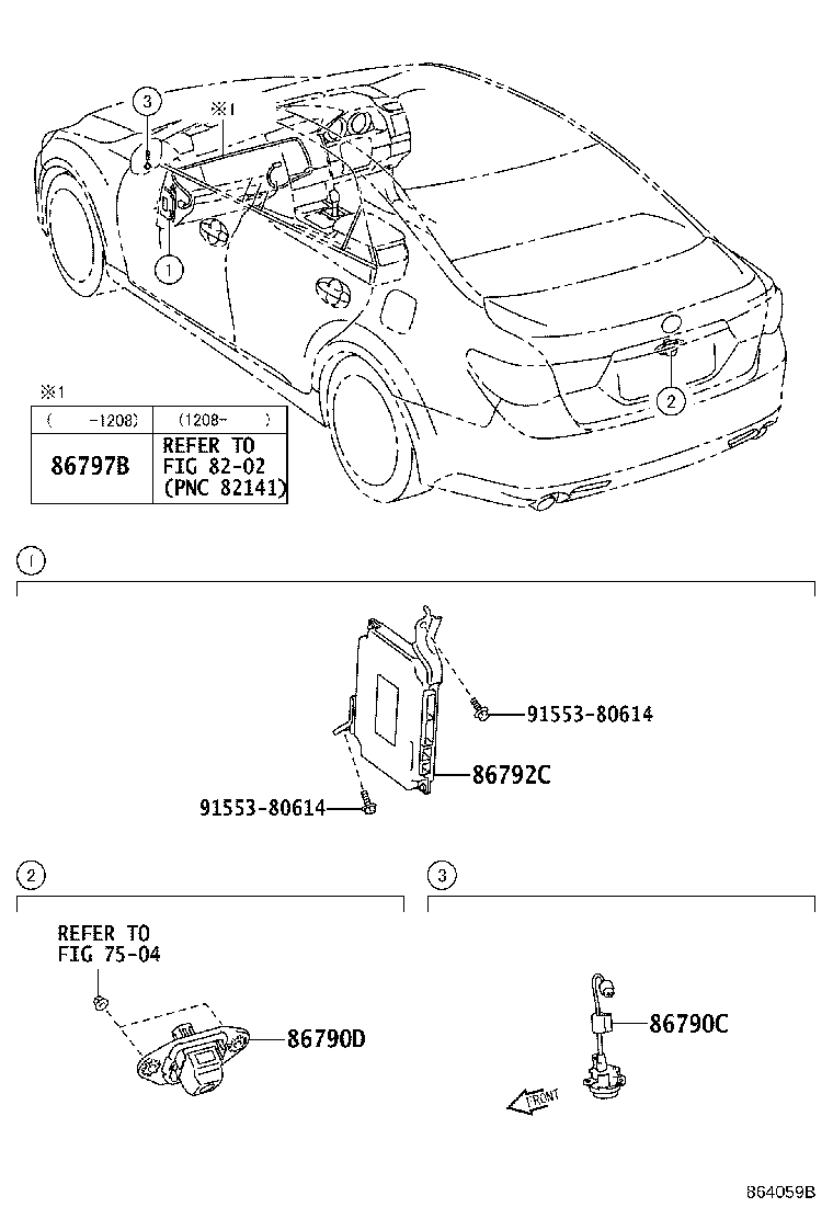 86792-22120 COMPUTER, PARKING ASSIST product image
