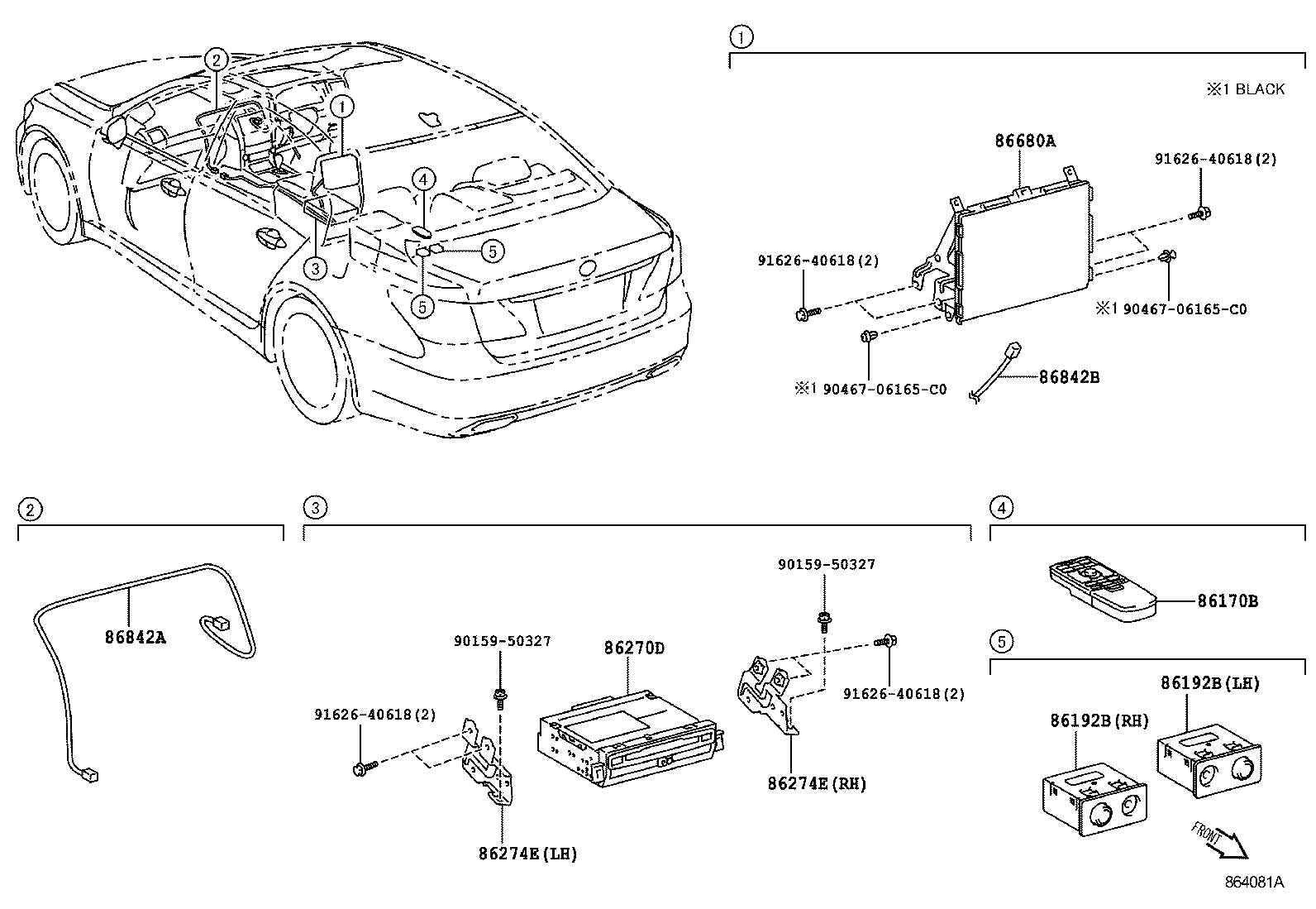 86792-50130 COMPUTER, PARKING ASSIST product image