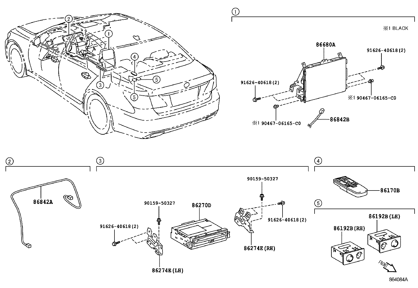 86792-50160 COMPUTER, PARKING ASSIST product image