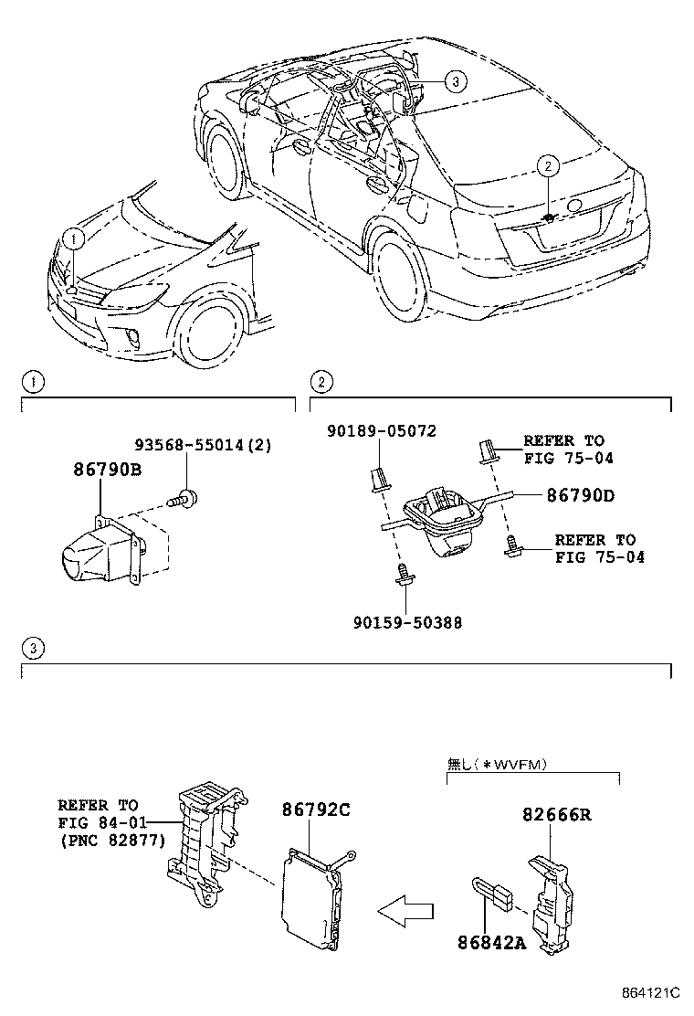 86792-75010 COMPUTER, PARKING ASSIST product image