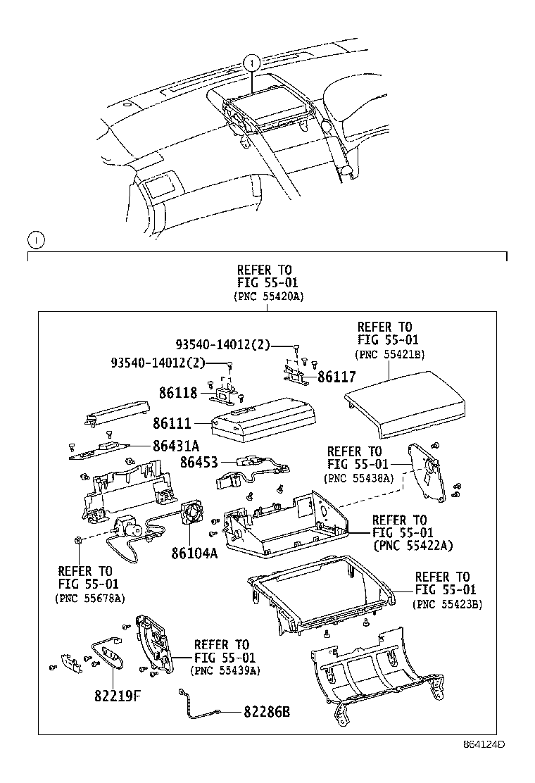 86111-75010 MULTI-DISPLAY product image
