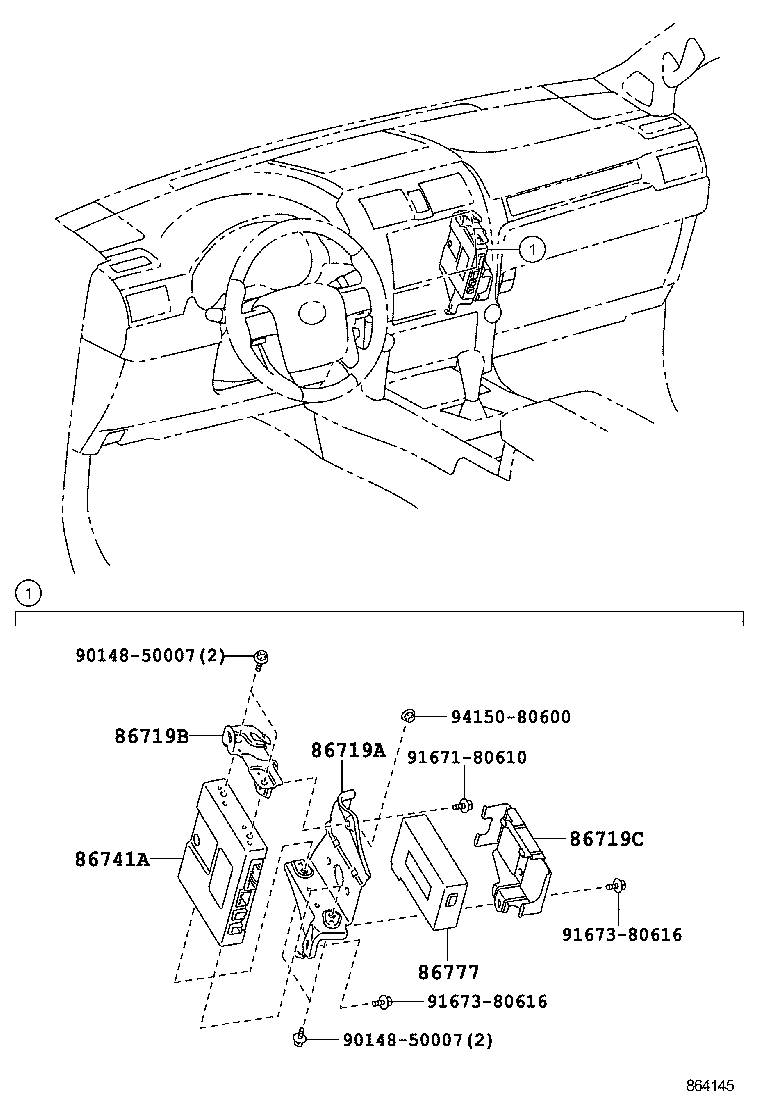 86740-60350 TRANSCEIVER ASSY, TELEPHONE product image