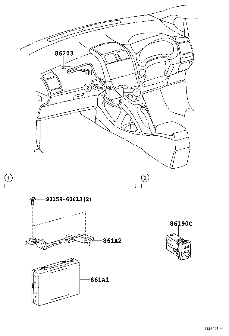 86120-12E10 RECEIVER ASSY, RADIO product image