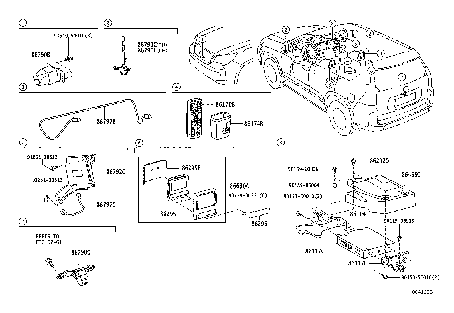 86170-60090 SWITCH & VOLUME ASSY, TELEVISION product image