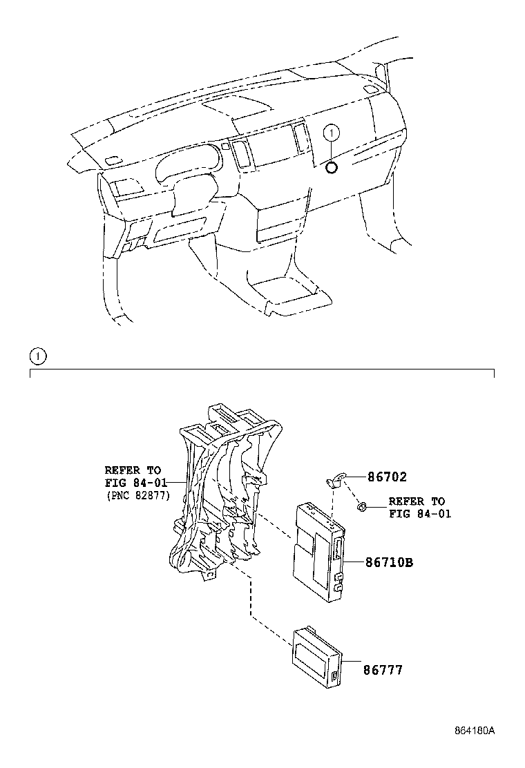 Toyota 86702-08010 BRACKET SET, TELEPHONE