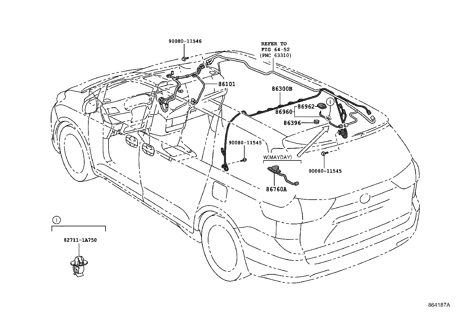Thumbnail 3 for 86077-35010