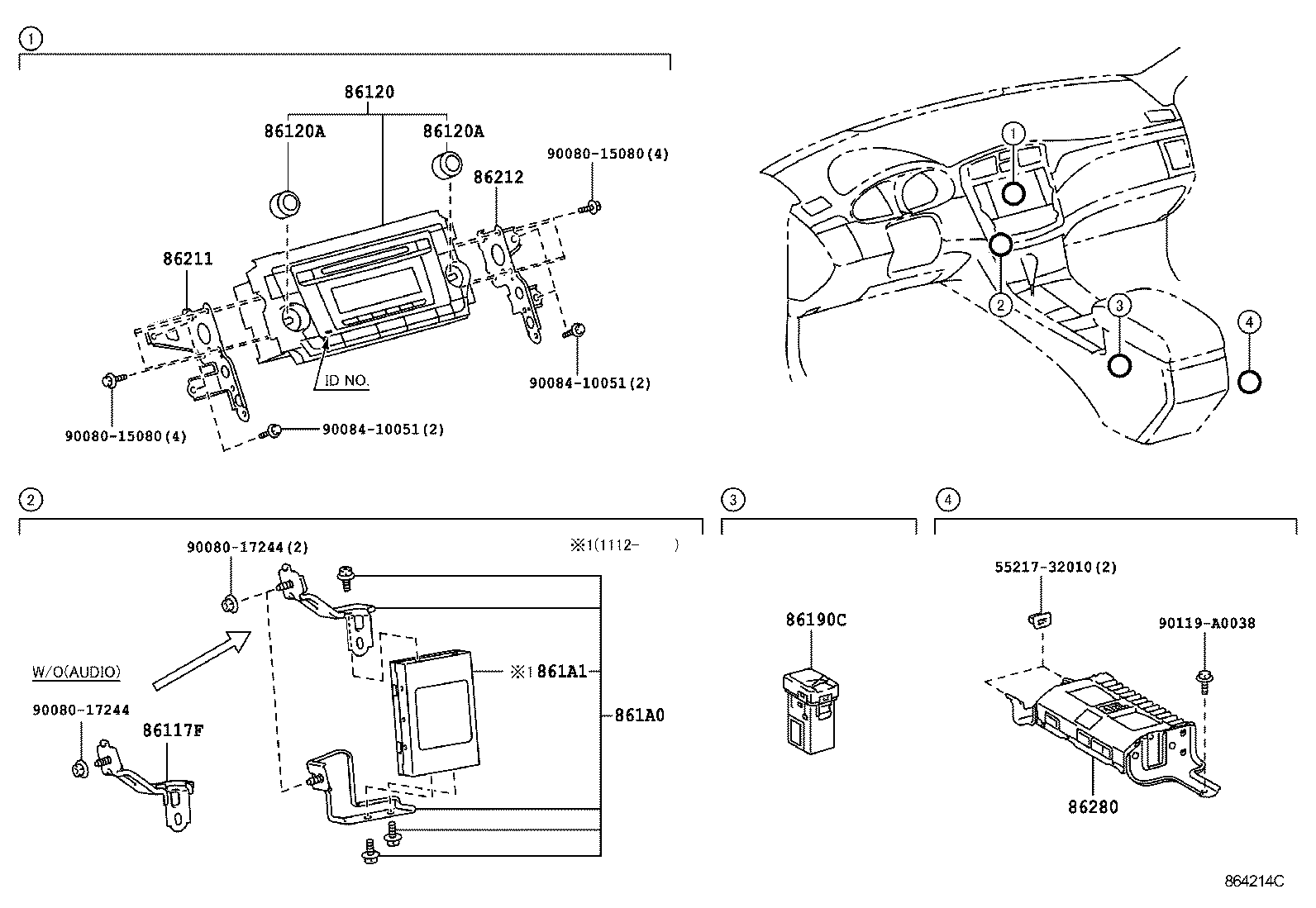 86260-07010 TAPE PLAYER ASSY product image