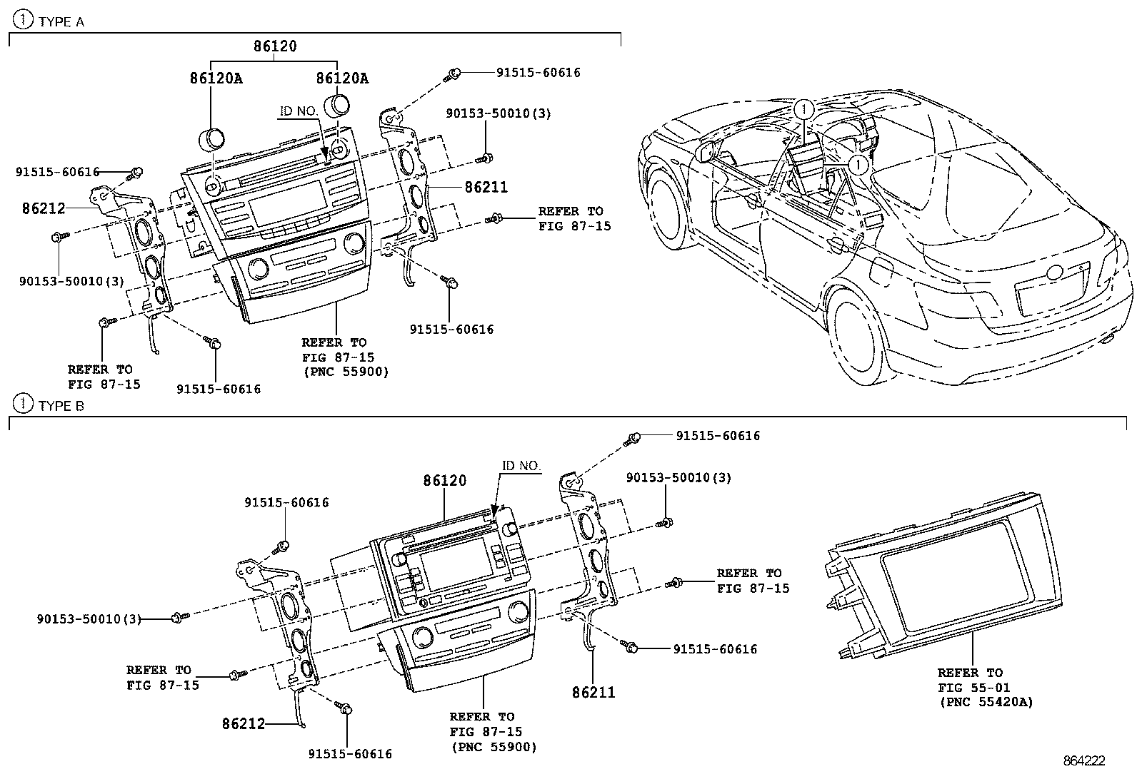 86286-06010 BRACKET, AMPLIFIER, NO.2 product image