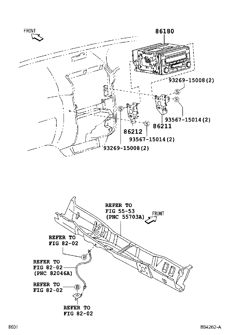 86180-BZ080 TUNER ASSY, STEREO COMPONENT product image