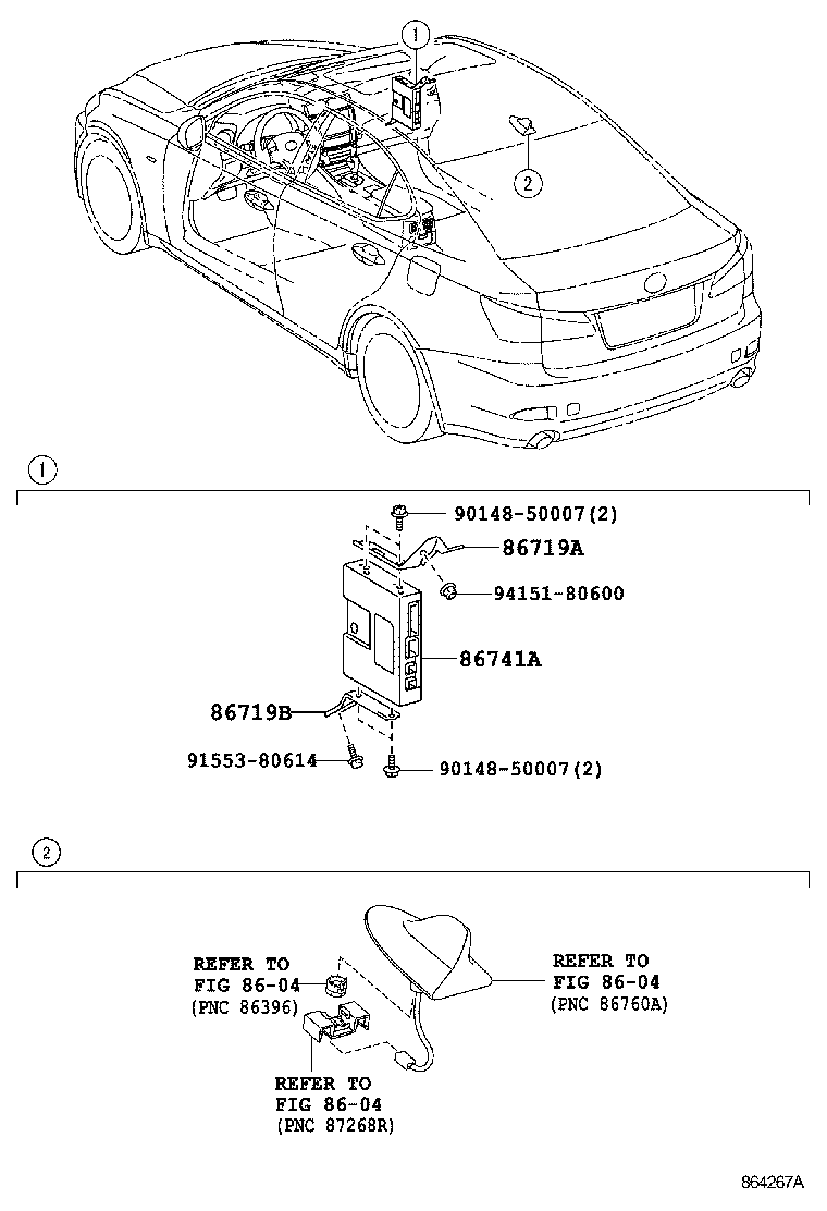 Toyota 86741-53021 TRANSCEIVER, TELEMATICS