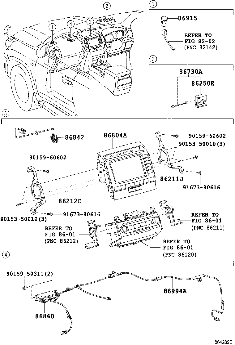 86110-60460 MULTI-DISPLAY ASSY product image