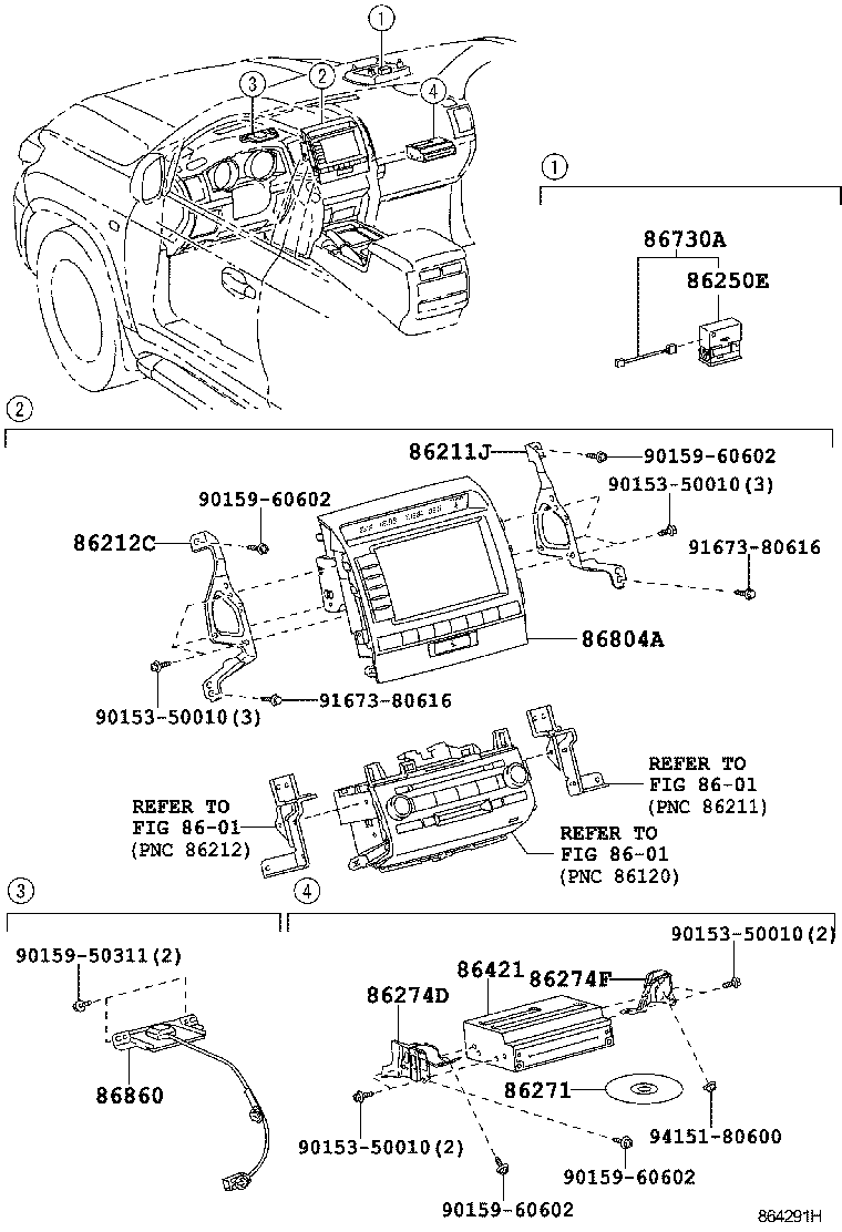 86110-60180 MULTI-DISPLAY ASSY product image