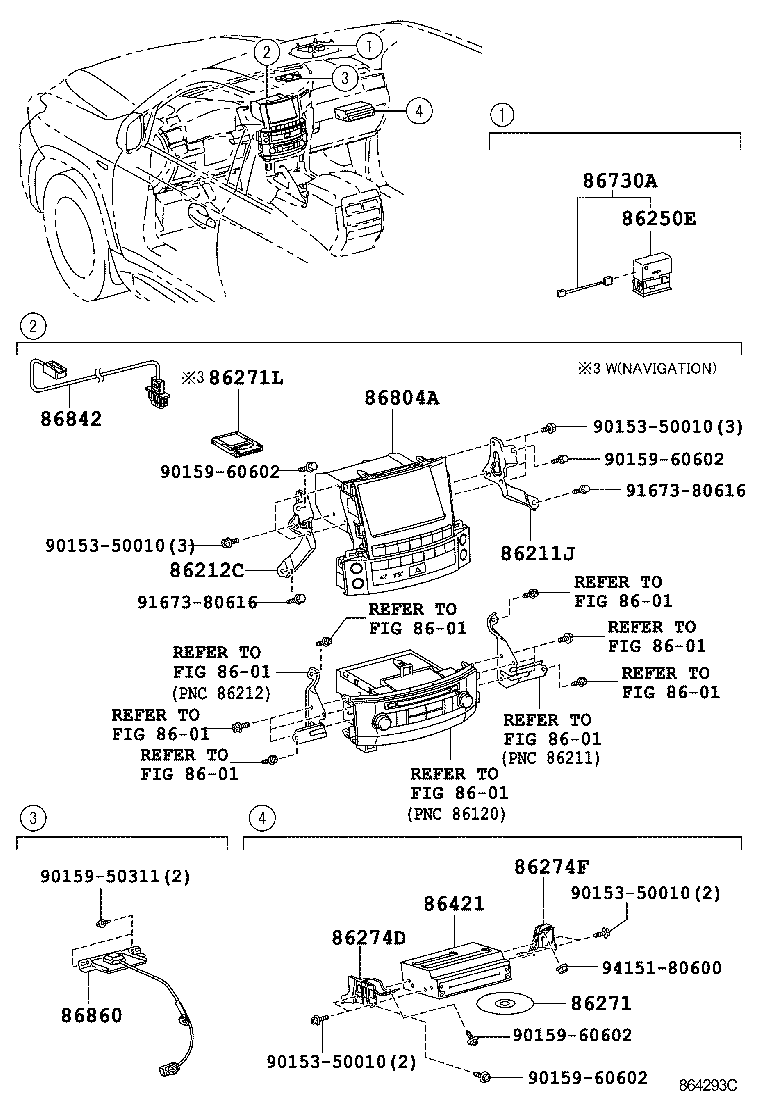 86110-60281 MULTI-DISPLAY ASSY product image