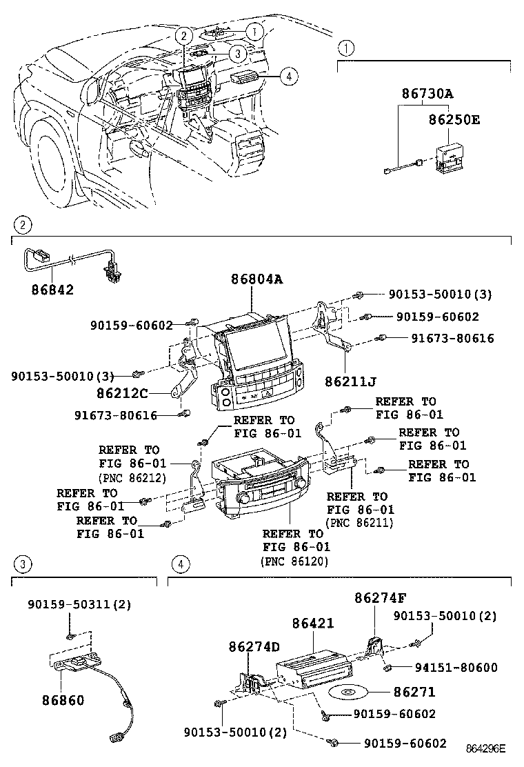 86110-60271 MULTI-DISPLAY ASSY product image