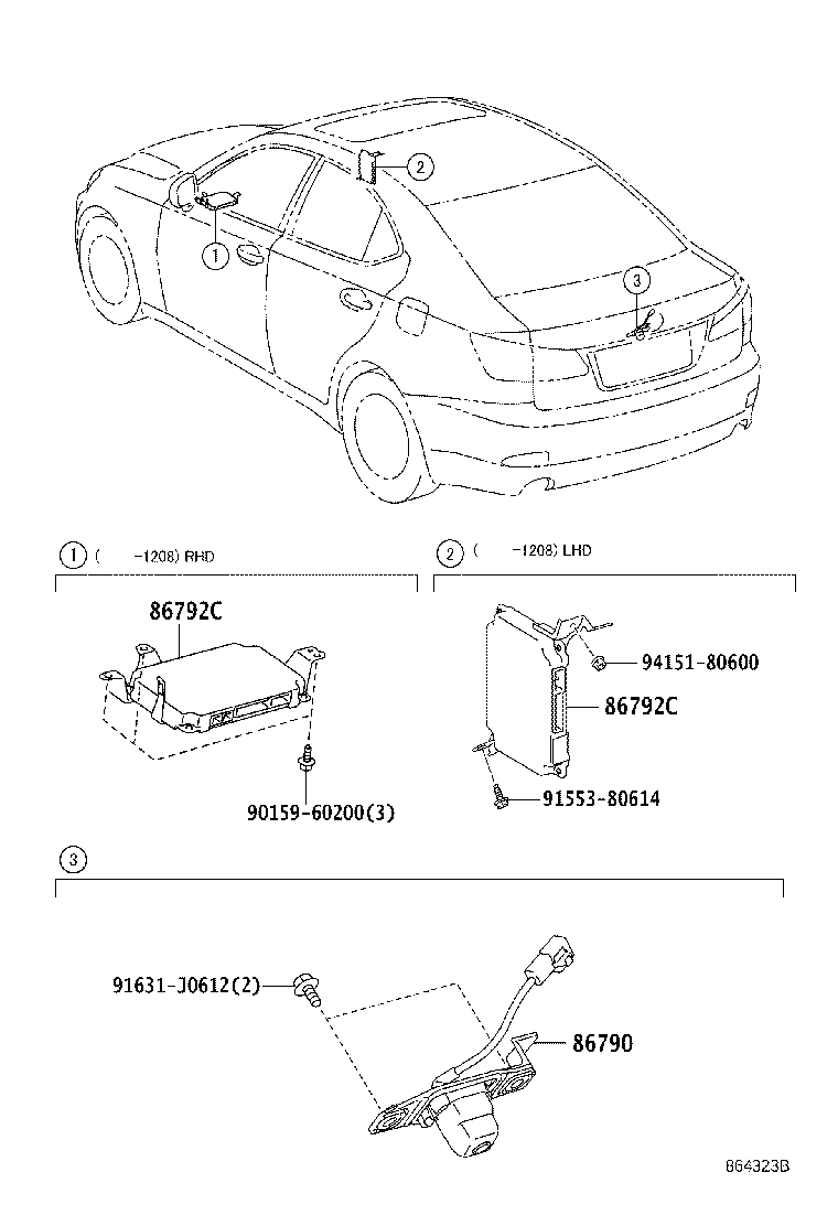 86792-53101 COMPUTER, PARKING ASSIST product image