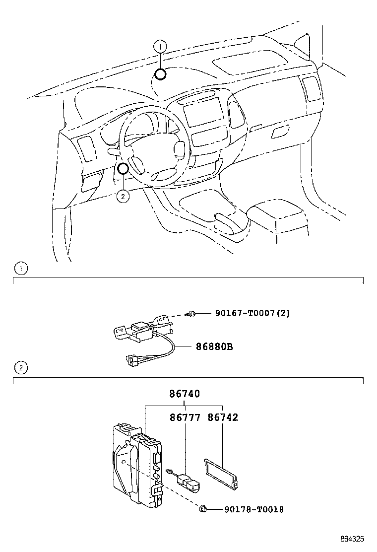 86740-0K030 TRANSCEIVER ASSY, TELEPHONE product image