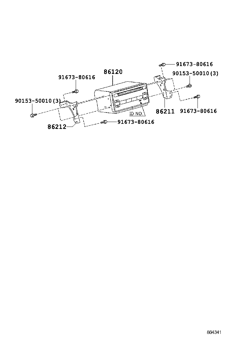 86120-30N10 RECEIVER ASSY, RADIO product image